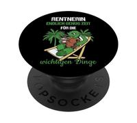Rentnerin Endlich Genug Zeit Für Die Wichtigen Dinge Rente PopSockets Adhesive PopGrip