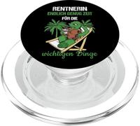 Rentnerin Endlich Genug Zeit Für Die Wichtigen Dinge Rente PopSockets PopGrip for MagSafe