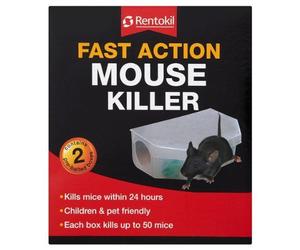 Rentokil Fast Action Mouse Killer 2 Pre-Baited Boxes by Rentokil