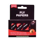 Rentokil Flypapers RKLFF40 – Pack of 4