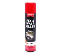 Rentokil Fly and Wasp Killer Spray 300ml Pack of 1 Fast Acting Flying Insects Moths Mosquitos Repellent Insecticide Indoor DIY Treatment with Welari Thank You Card | (1pack) (300ml)