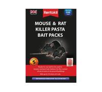 Rentokil Mouse & Rat Killer Pasta Bait – New Improved Formulation – 5 Sachet Pack