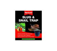 Rentokil Garden Slug & Snail Trap, Attracts & Kills Safe Poison-Free - Twin Pack