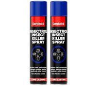 Rentokil Insectrol Insect Killer Spray 300ml - Aerosol Surface Insecticide for Fleas, Ants, Cockroaches, Bedbugs & Other Crawling Insects (2PCS)