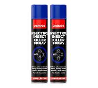 Rentokil Insectrol Insect Killer Spray 300Ml X 2 - Long Lasting Bug Treatment - Indoor Outdoor Ant Cockroach Control