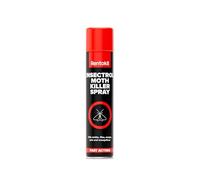 Rentokil Insectrol Moth Spray 300ml - Fast-Acting aerosol eliminates Moths & Larvae. Protects Clothes & Home. Easy to use for Effective pest Control.