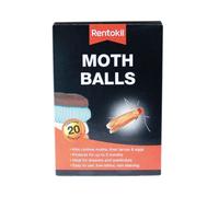 Rentokil Moth Balls - Effective Protection Against Clothes Moths - Pack Of 20