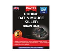 Rentokil Rodine Rat & Mouse Killer Grain Bait - 2 Sachet