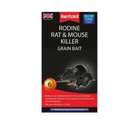 Rentokil Rodine Mouse & Rat Killer Grain Bait Pack of 6 Sachets