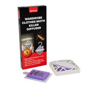 Rentokil Wardrobe Clothes Moth Killer Diffuser (1 Hanging Tag And 2 Refills)