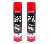 Rentokill Fly And Wasp Fast Acting Killer Spray 300Ml X 2