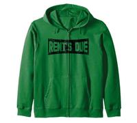 Rent's Due Funny New Adult 18th Birthday Zip Hoodie