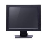 RENTSIANG 15" Industrial Touch Screen Display, 1024 * 768 HD Resistive LCD Monitor with Stable Base, VESA Mount, for POS, Kiosk, Restaurant, Warehouse, Windows PC