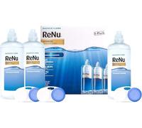 ReNu Advanced Contact Lens Solution, 3 x 360 ml, Lens Case Included | Bausch + Lomb, Soft Contact Lenses, Gentle on Eyes, Triple Disinfectant, Kills 99.9% of Germs, Suitable for Sensitive Eyes