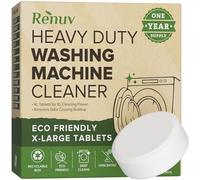 Renuv Washer Machine Cleaner and Descaler For Top Load and Front Load Washer For Deep Cleaning - 12 Pack