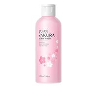 renvena Daily Hydrating Body Wash for Women and Girls 200ML Cherry Blossom Scented Shower Gel Moisturizes and Softens Skin Naturally Pink One Size