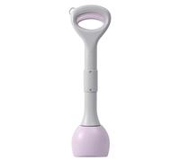 renvena Dog Waste Scooper Long Handle Poop Scoop No Touch Solution for Yard Park and Home Pet Cleanup Purple One Size