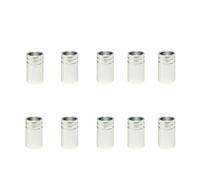 renvena Golf Shaft Shockproof Rubber Ring Aluminum Ferrule 10 Set, Practical Accessory for Wood And Iron Club Use B 22 * 13.5 * 9.1mm One Size