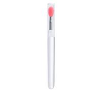 renvena Precision Lip Brush 1Pc Silicone Lipstick Blender with Cap Soft Tipped Lip Color Smudging Tool for Makeup Lovers and Beginners Rose Pink One Size