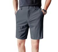 renvena Trendy Men's Golf Shorts, Summer Thin, Quick-Dry Casual, Plus-Size 5-Piece Dark Grey 31