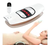 Renvi Lumbar Massager with Red Light Heat Therapy, 4-in-1 Spinal Decompression & Restoration System with Adjustable Heat, 3-Level Vibration Mode Massage, Remote Control, Lumbar and Sciatica Relief (b)