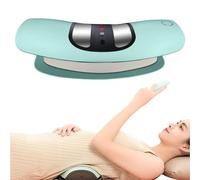 Renvi Lumbar Massager with Red Light Heat Therapy, 4-in-1 Spinal Decompression & Restoration System with Adjustable Heat, 3-Level Vibration Mode Massage, Remote Control, Lumbar and Sciatica Relief (a)