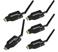 Renvmexy Wireless Hdmi Extender Plug and Play 50M Wireless HDMI 1 Transmitter and 4 Receiver 1080P HD 5G Wifi for Laptop to TV PC Monitor Projector