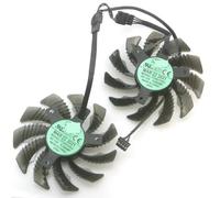 RENXUOZ Laptop parts T128010SU DC12V 0.35A 77mm 4Pin VGA Fan For Gigabyte RX6400 RX6500XT for EAGLE Graphics Card Cooling
