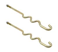 Renyanparts 2Pcs Battery Hold Down Rod Kit 103374801 103357701 Compatible with Club Car Precedent Electric Golf Carts 48V 2008.5-up