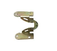 RENYJGOU Door Hinges,2Pcs 180 Degree Flap Hinge Iron Hidden Folding Hinge for Dining Table Desk Bed Bracket Mechanism Combinationniture Fittings/18Mm 2Pcs