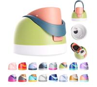 Renyqatt Replacement Lid for Owala Freesip, Compatible with Owala Cups (16oz, 24oz, 32oz, 40oz), One-Button Water Bottle Top Lid, Leakproof, BPA-Free (Fruit Green)