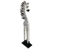 RENY'S ARK Wooden Zebra Ornament Free Standing