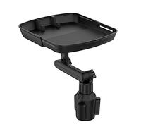 Renywosi Car Swivel Cup Holder Tray, 360º Adjustable Car Holder Tray Table With Phone Slot, Black