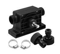 Renywosi Classic Black Metal Drill-Powered Transfer Pump, Water Pump, Home Use for Aquarium Pond Statuary Fountain Garden