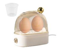 Renywosi Electric Egg Boiler | 220V 120W Egg Maker Machine, Rapid Egg Cooker Poacher, Electric Egg Cooker Small, Egg Steamer Makes With 2 Egg Capacity, Safety Electric Poacher For Home Kitchen