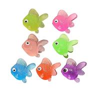 Renywosi Goldfish Miniature Goldfish Figures - Tiny Fish Loose Interactive Realistic Lifelike for Aquarium Sketch Accessories Decoration