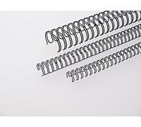 Renz 310690134 6.9 mm Ring Wire Cut Element - Black. 3:1 Pitch. A4. 100 Wires per Box.