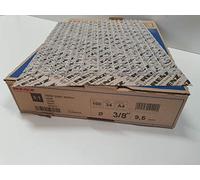 Renz 310950034 9.5 mm Ring Wire Cut Element - White. 3:1 Pitch. A4. 100 Wires per Box.