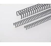 Renz 311270134 12.7 mm Ring Wire Cut Element - Black. 3:1 Pitch. A4. 100 Wires per Box.