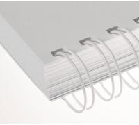 Renz Binding Wires - WHITE - 12.7mm or 1/2” 3:1 Pitch. A4 34 loop. 100 Wires per Box. Renz Part no. 311270034