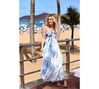 Renza Maxi Bustier Dress in Tie Dye Print tie-dye
