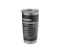 Renza Nutrition Facts Name Stainless Steel Insulated Tumbler