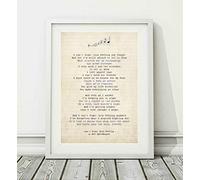 Reo Speedwagon - Can't Fight This Feeling - Song Lyric Art Poster Print (UNFRAMED) - Sizes A4 A3 (A4)