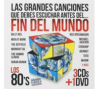 REO SPEEDWAGON, MICHAEL JACKSON, STARSHIP, JOURNEY, TOTO, WHAM - Las Grandes Canciones Que Debes Escuchar Antes Del Fin Del Mundo Los 80's (3cd's + DVD) Varios Artista by REO SPEEDWAGON, MICHAEL JACKSON, STARSHIP, JOURNEY, TOTO, WHAM [Music CD]