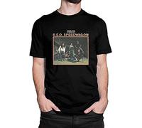 REO Speedwagon Ridin The Storm Out Mens T-Shirt Black Unisex Mens Tees M