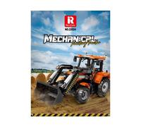 Reobrix RC Loader Tractor Building Block Toy, APP/Remote Control Bulldozer Engineering Contruction Vehicle with Motorset, 22024 Technical Brick Digger Car Gift for Adult Child 14+ (1354Pcs)