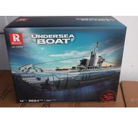 Reobrix Military U-Boat Building Block Toy, WW2 German U-35 Submarine Model Kit for Adult, 33050 War Undersea Boat Collectible Battleship Hobby Construction Set, Gifts for Boys Childs 14+ (3660Pcs)