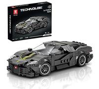 Reobrix 685 Bugatti La Voiture Noire Building Blocks Set, 1:24 Scale Model Car Kit for Display and Collectible, Super Sport Car Building Toy for Teens and Adults, 339 PCS