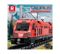 Reobrix City Express Passenger Train Building Set with Base, MOC Classic Train Brick Kit for Adult, 66020 Retro Taurus Locomotive Vehicle Home Decor Model, Gifts for Kids, Boys & Girls (1939PCS)