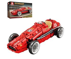 Reobrix F1 Car Building Set for Adults, Retro Formula Racing Model Kit, 11038 Classic 1:8 Scale Collectible Race Car Display for Home&Office Decor, Creative Gifts for Adults Teens 14+,1809 PCS